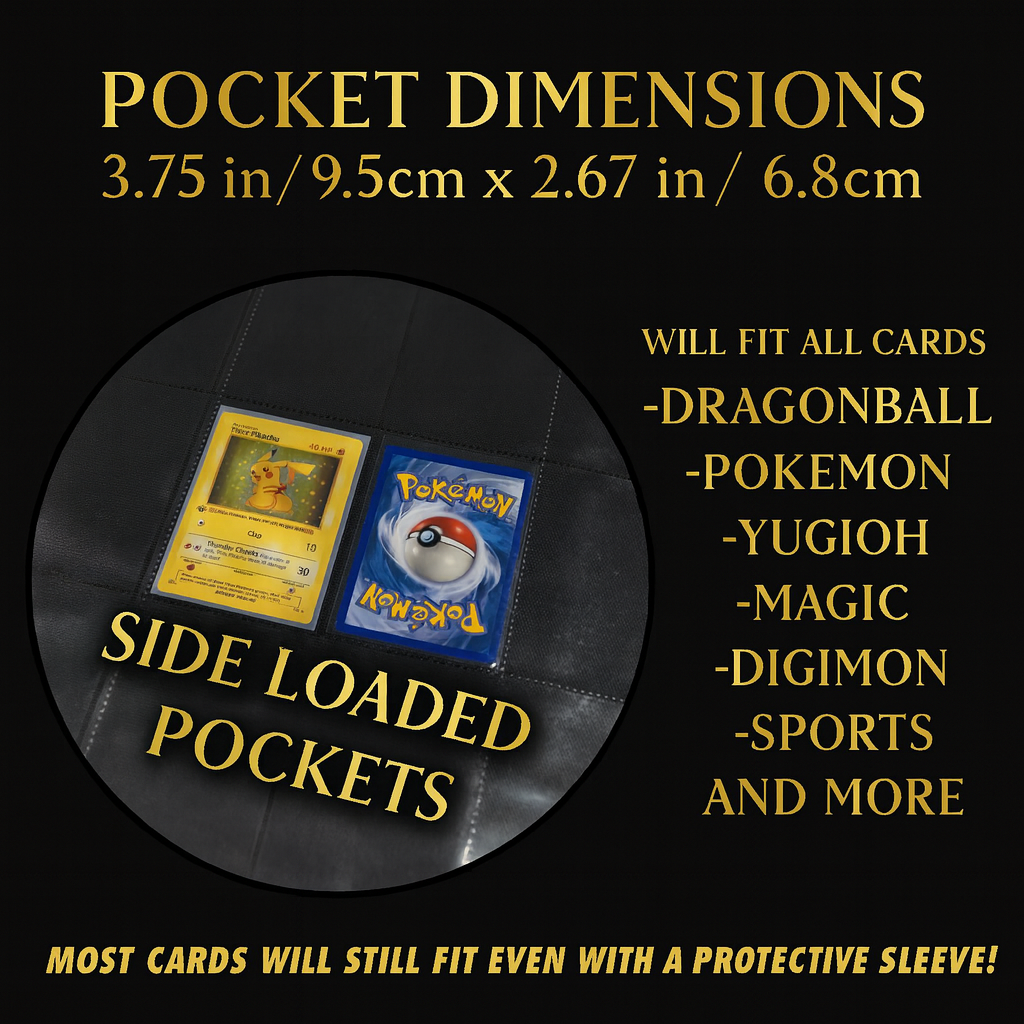 Elite Collector Binder 1280+ Cards 20 Pocket Pages